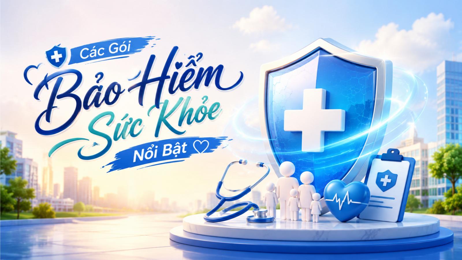 Các gói bảo hiểm sức khỏe nổi bật
