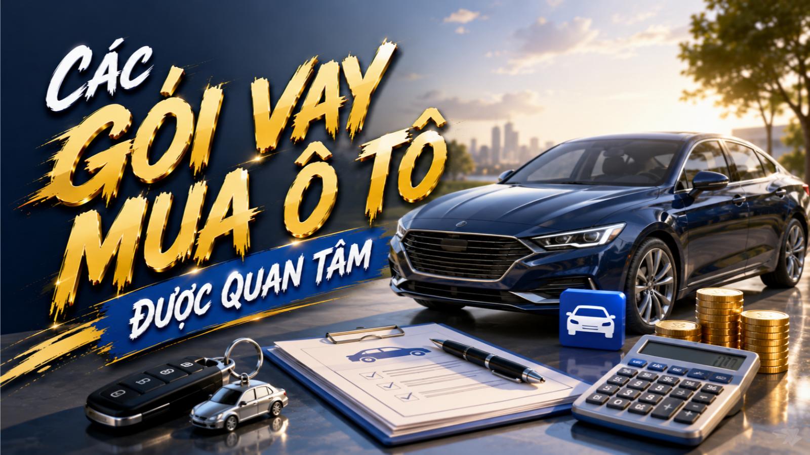 Các gói vay mua ô tô được quan tâm