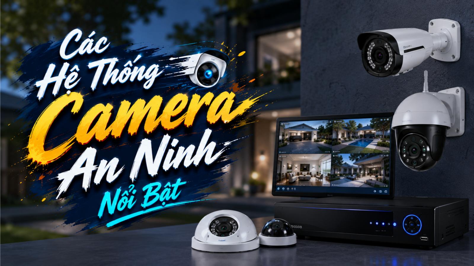 Các hệ thống camera an ninh nổi bật