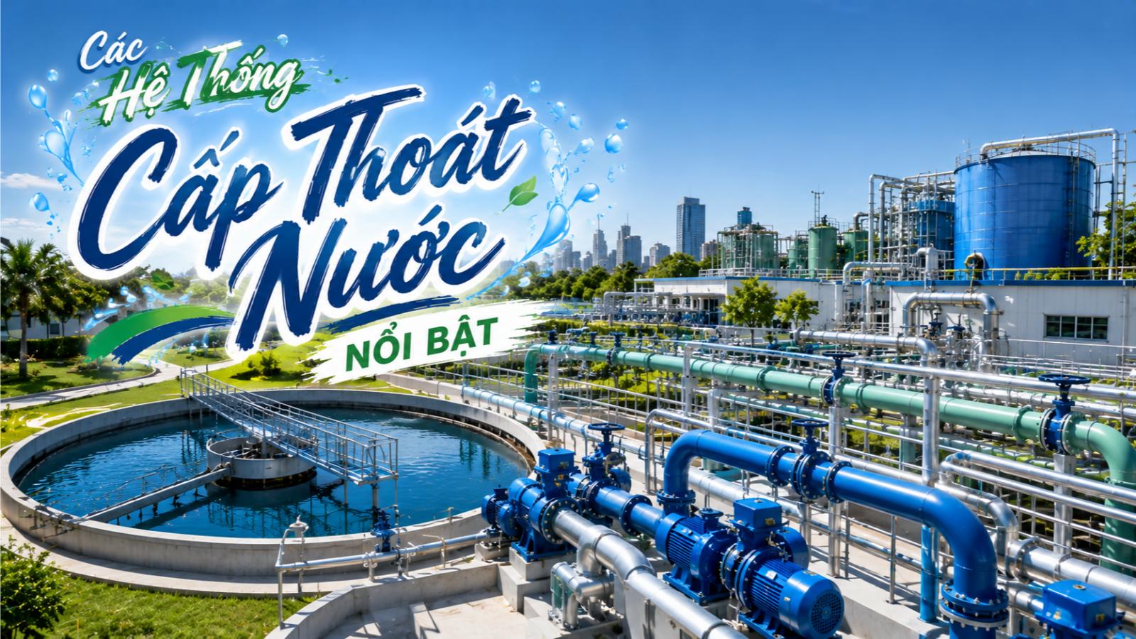 Các hệ thống cấp thoát nước nổi bật