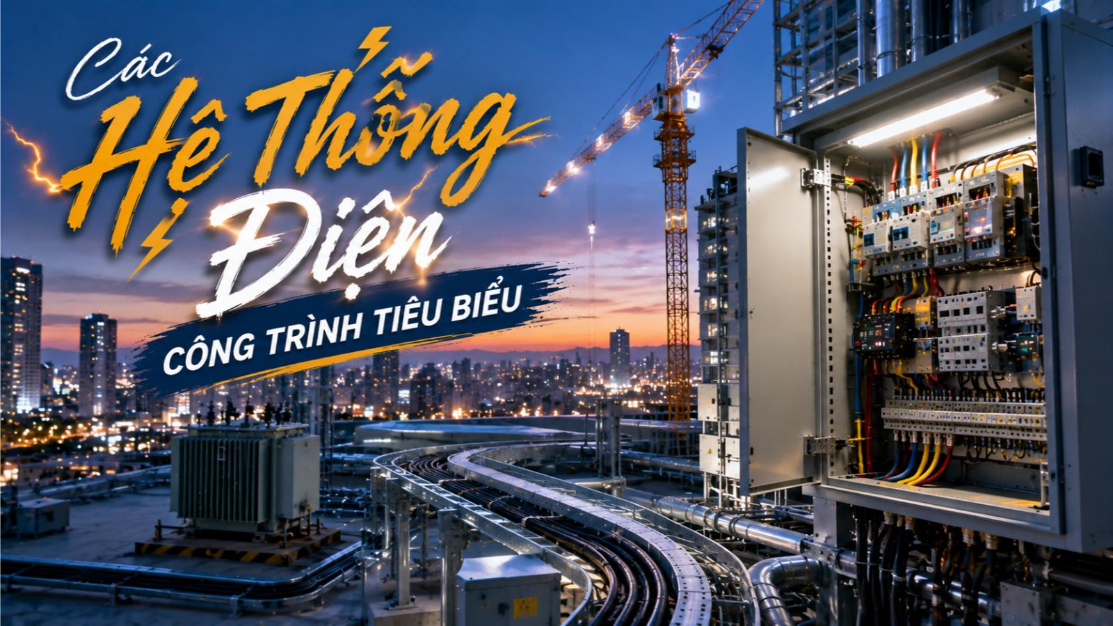Các hệ thống điện công trình tiêu biểu