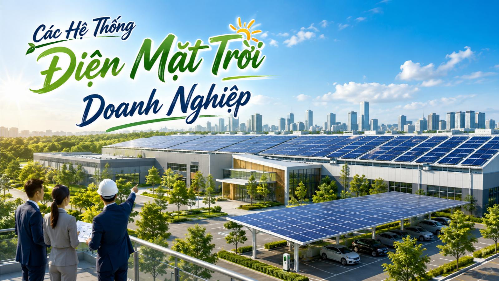 Các hệ thống điện mặt trời doanh nghiệp hiệu quả