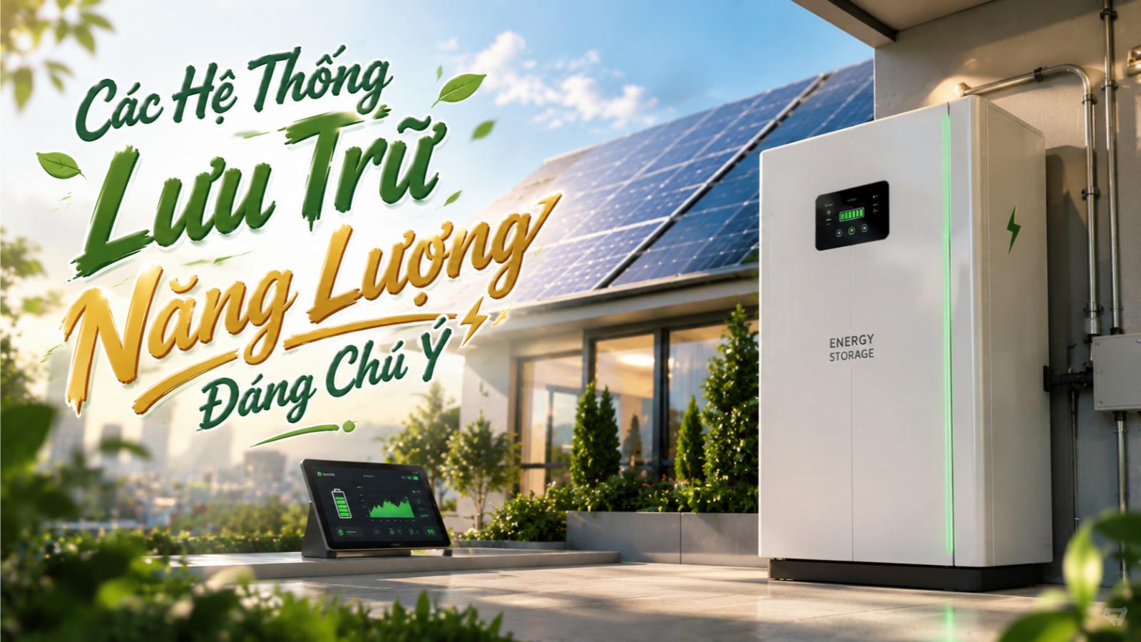 Các hệ thống lưu trữ năng lượng đáng chú ý