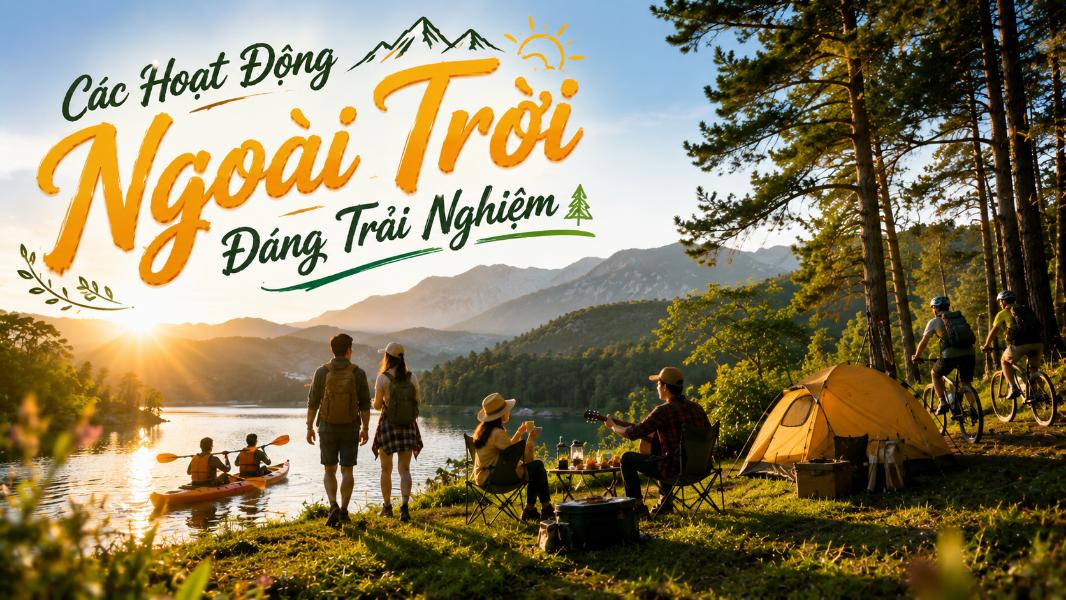 Các hoạt động ngoài trời đáng trải nghiệm