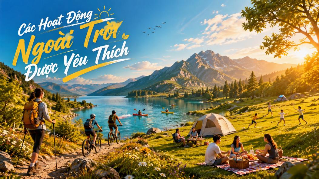 Các hoạt động ngoài trời được yêu thích