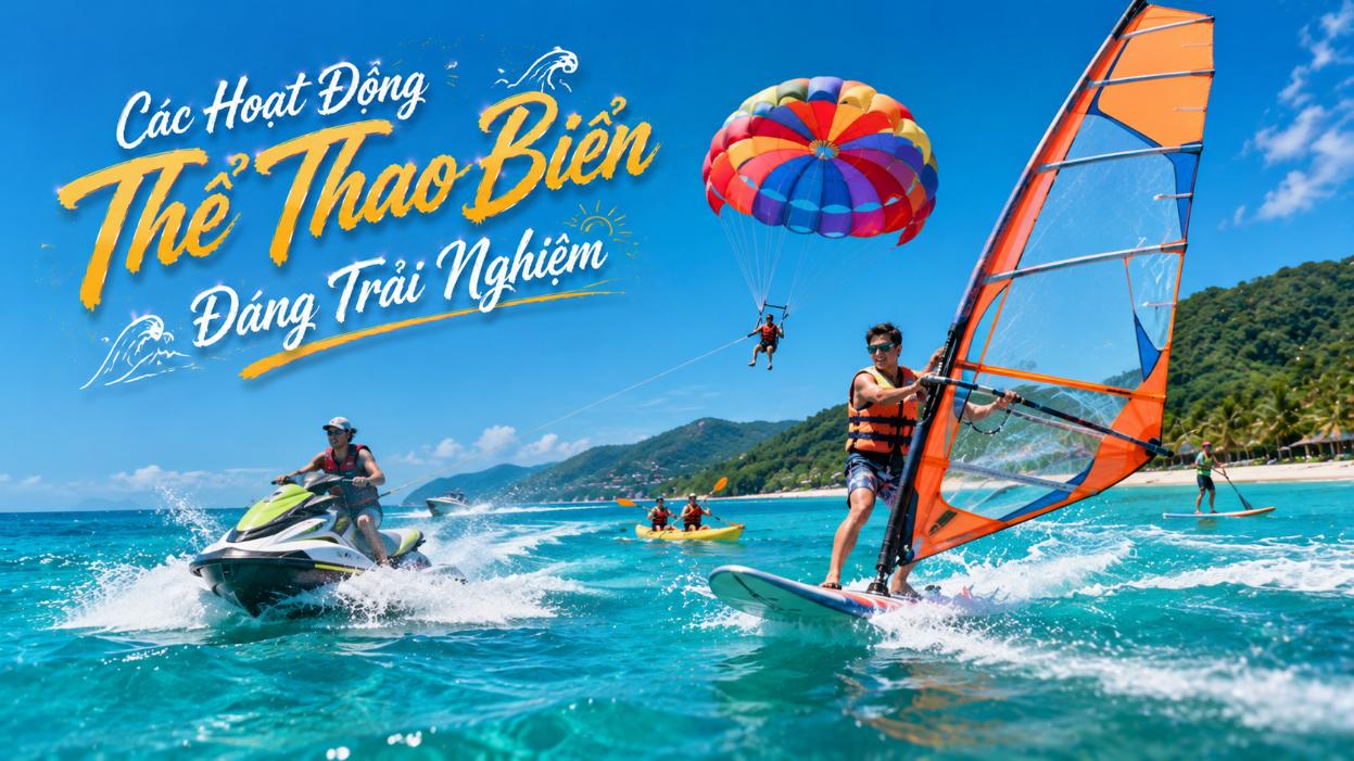 Các hoạt động thể thao biển đáng trải nghiệm