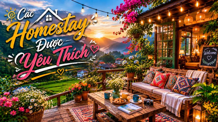 Các homestay được yêu thích