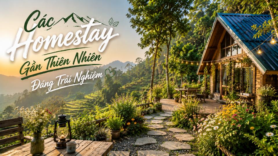 Các homestay gần thiên nhiên đáng trải nghiệm