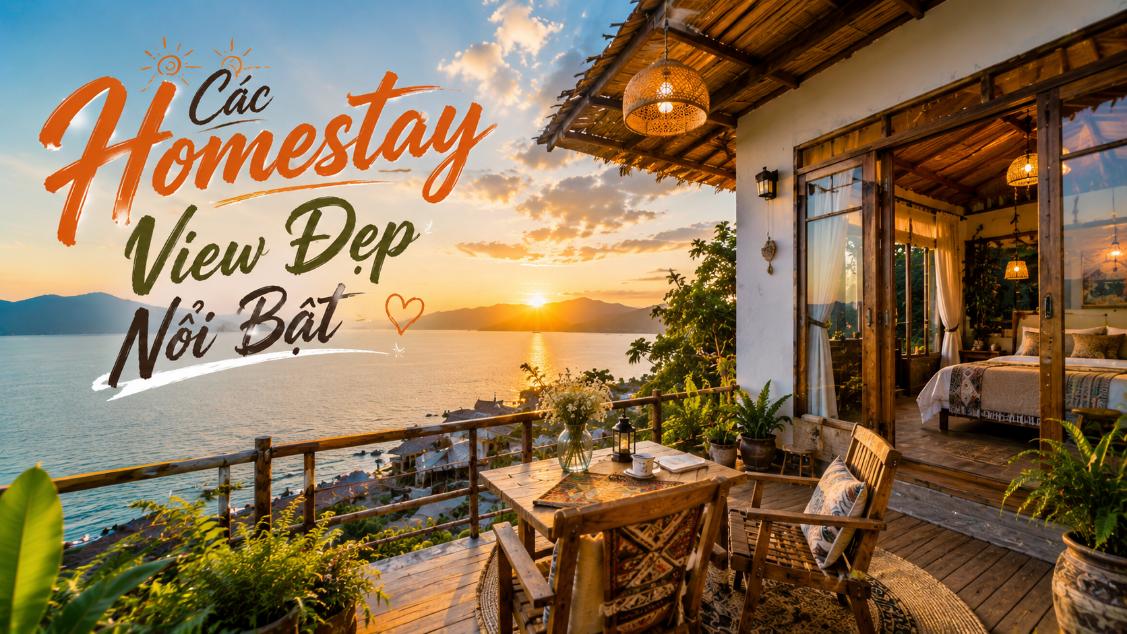 Các homestay view đẹp nổi bật