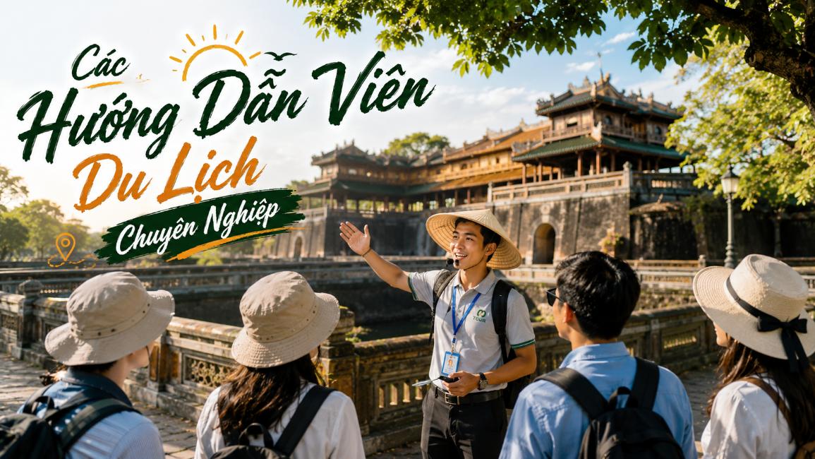Các hướng dẫn viên du lịch chuyên nghiệp