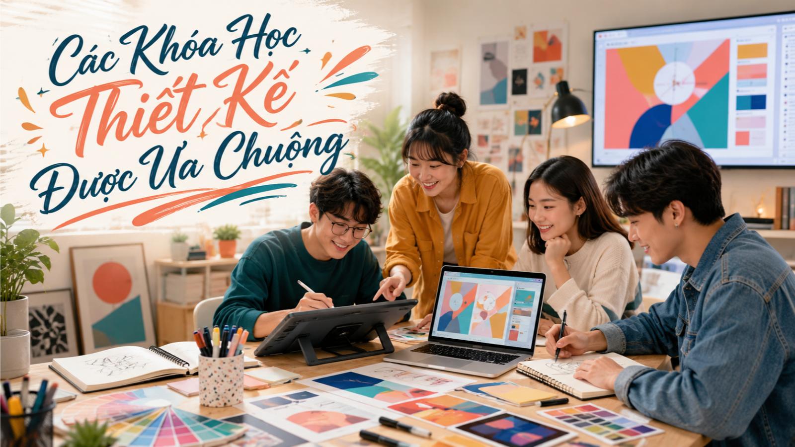 Các khóa học thiết kế được ưa chuộng