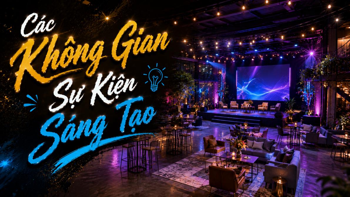 Các không gian sự kiện sáng tạo