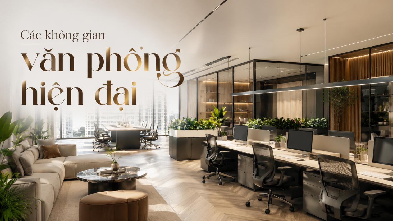 Các không gian văn phòng hiện đại