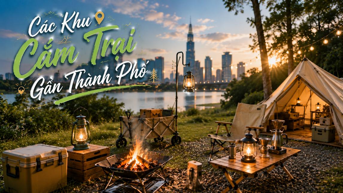 Các khu cắm trại gần thành phố