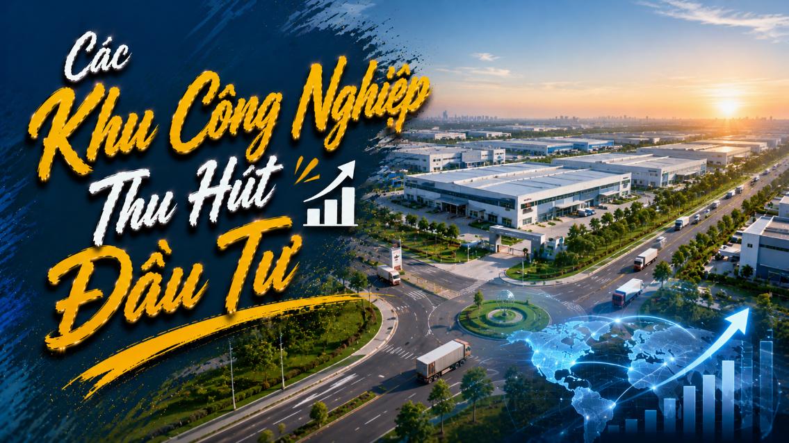 Các khu công nghiệp thu hút đầu tư