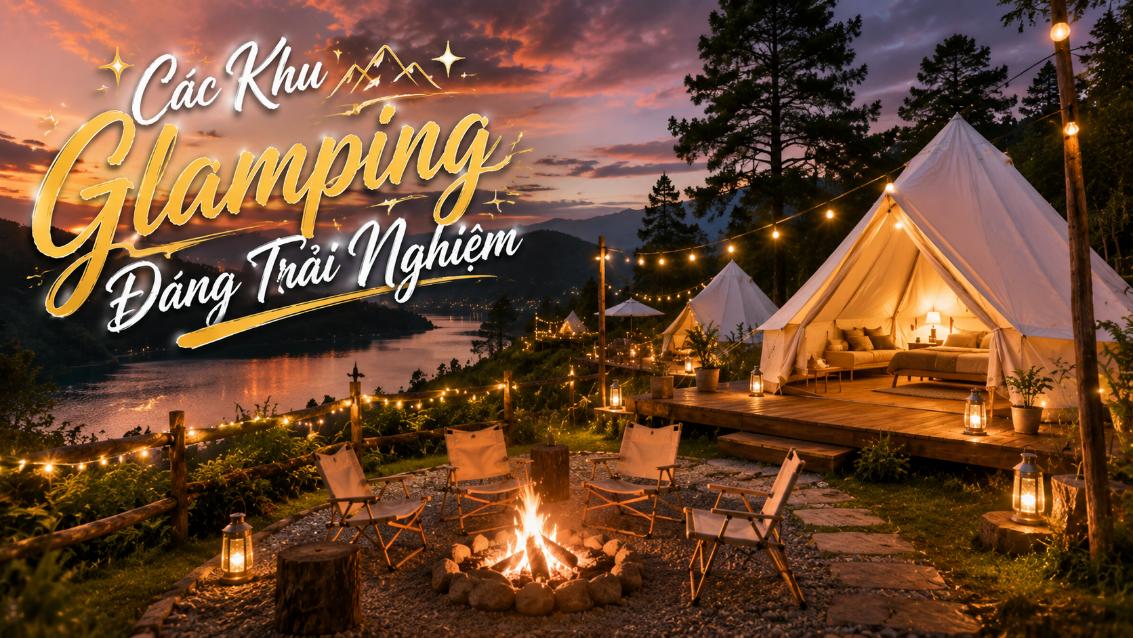 Các khu glamping đáng trải nghiệm