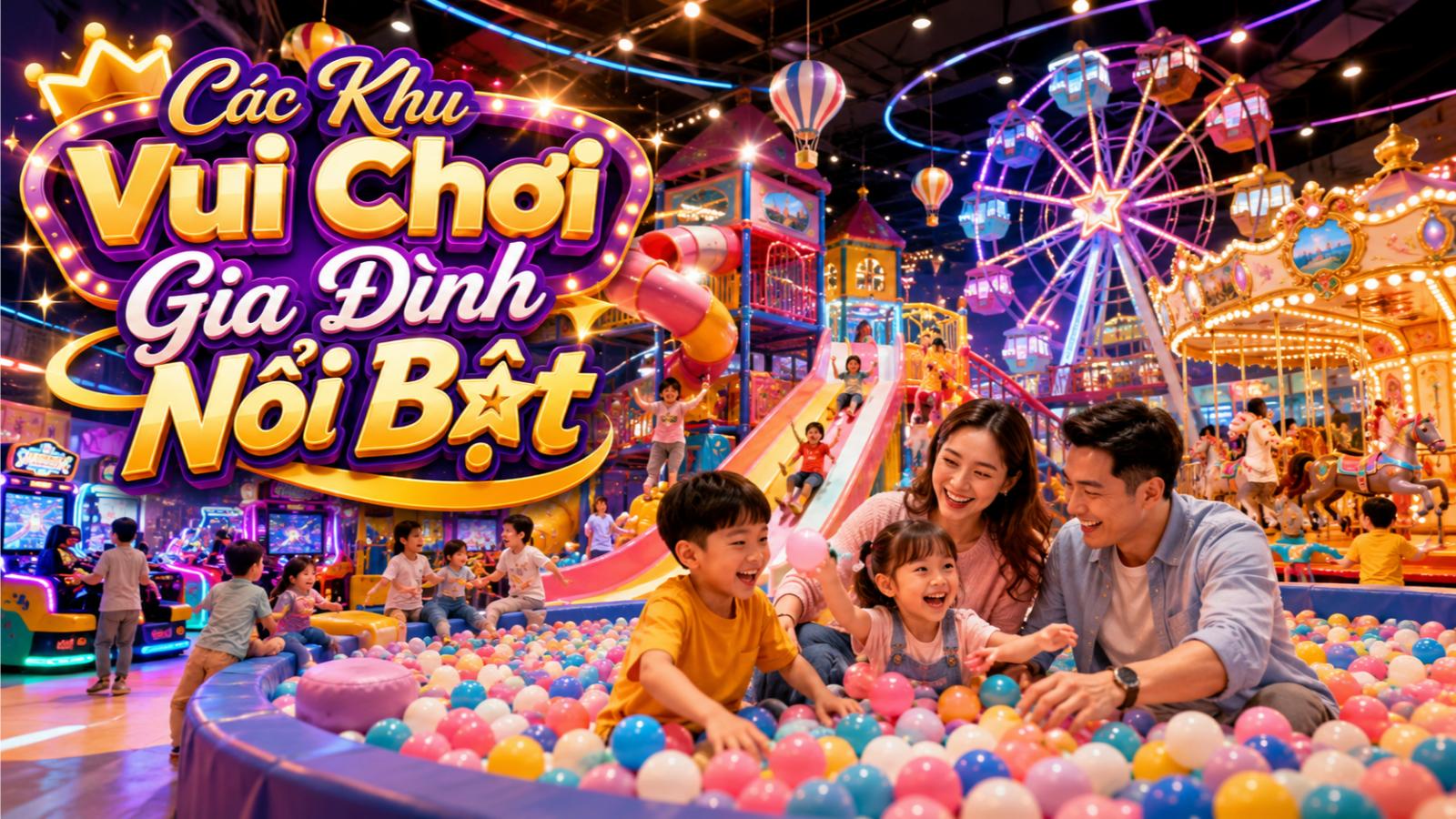 Các khu vui chơi gia đình nổi bật