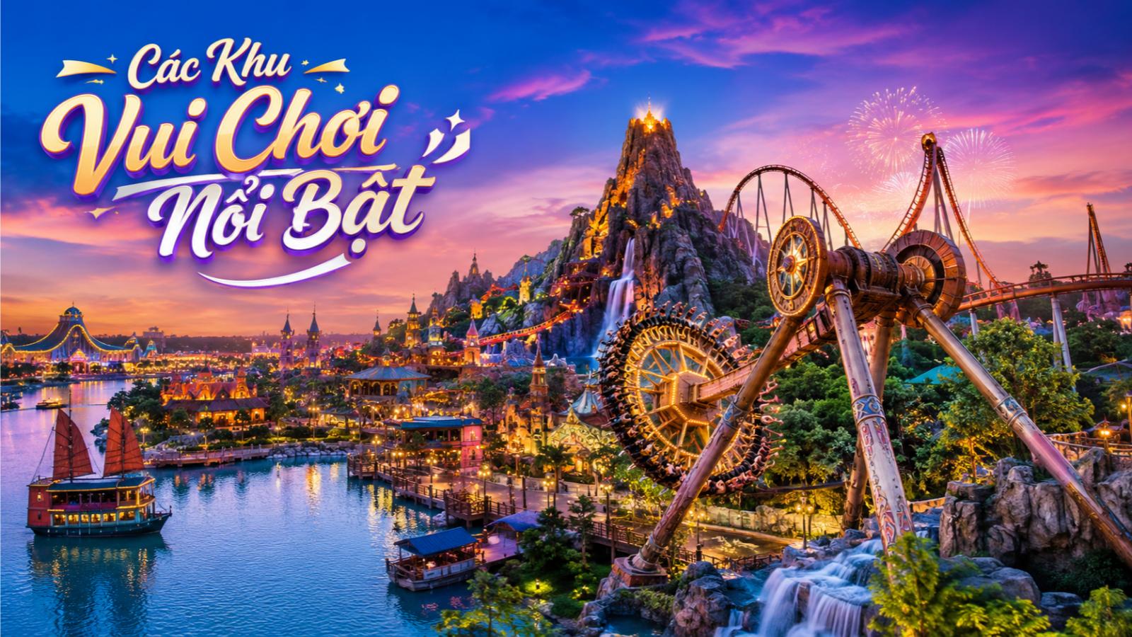 Các khu vui chơi nổi bật