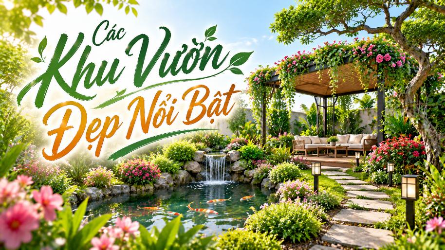 Các khu vườn đẹp nổi bật
