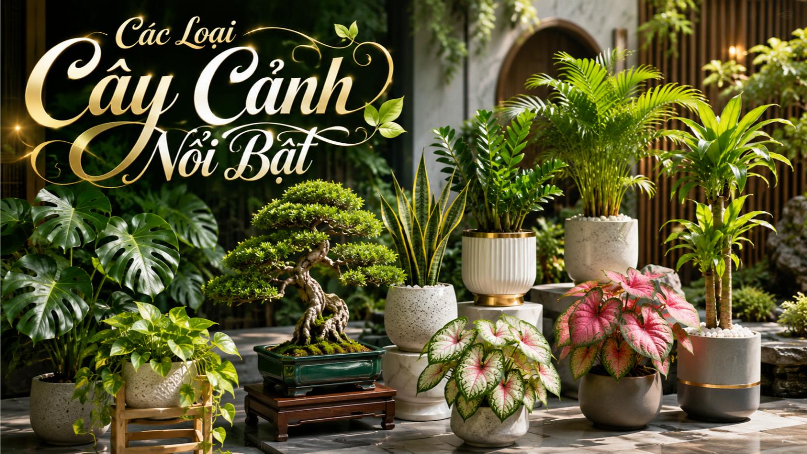 Các loại cây cảnh nổi bật