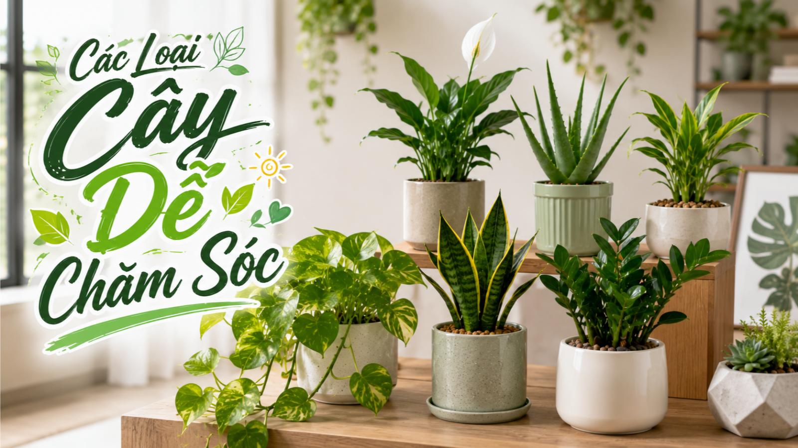 Các loại cây dễ chăm sóc
