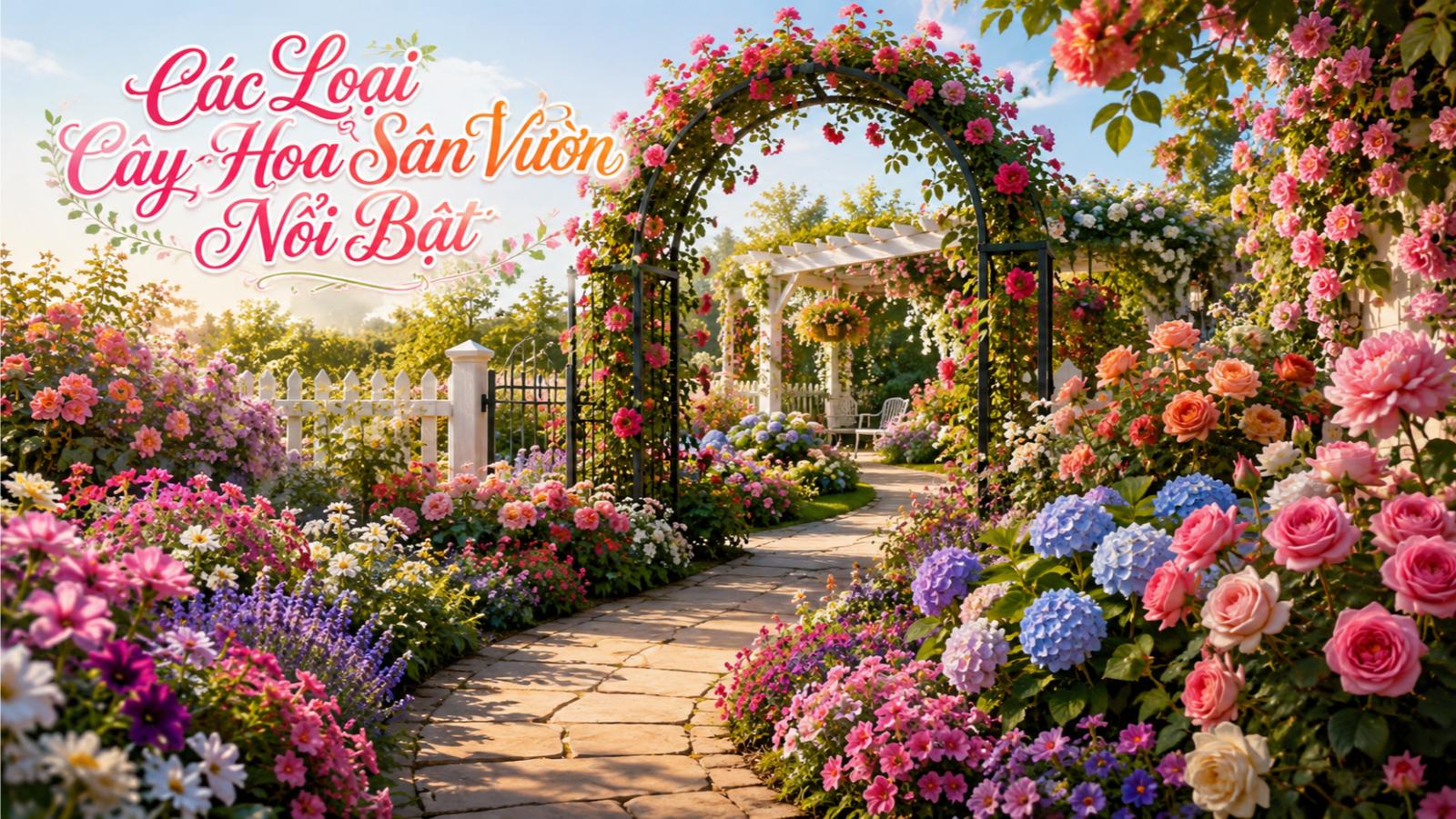 Các loại cây hoa sân vườn nổi bật