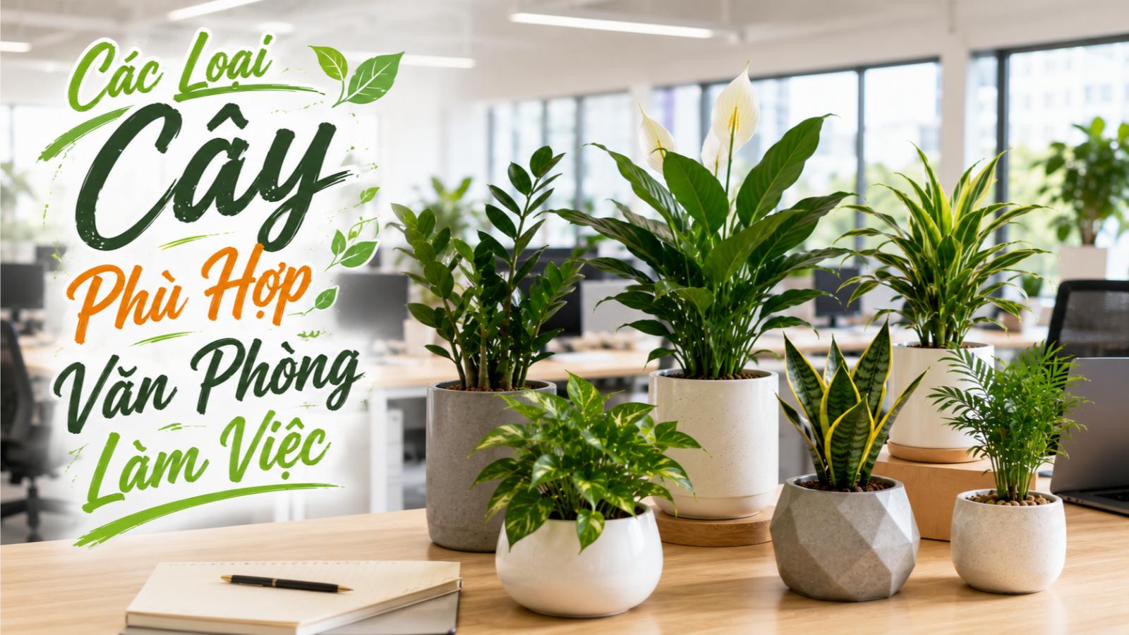 Các loại cây phù hợp văn phòng làm việc