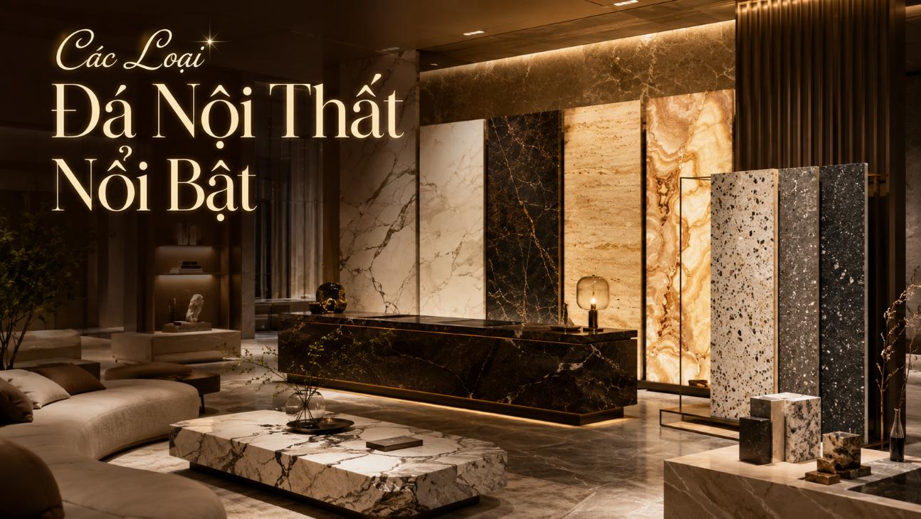 Các loại đá nội thất nổi bật