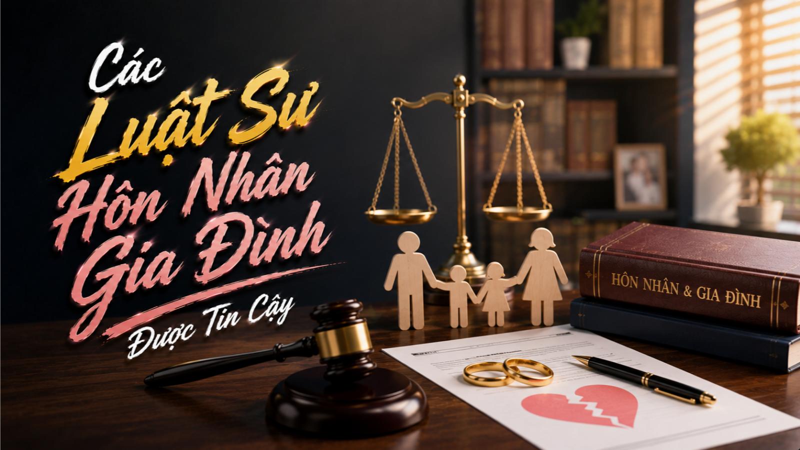 Các luật sư hôn nhân gia đình được tin cậy