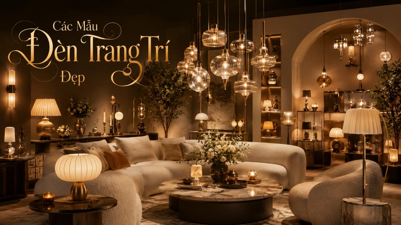 Các mẫu đèn trang trí đẹp