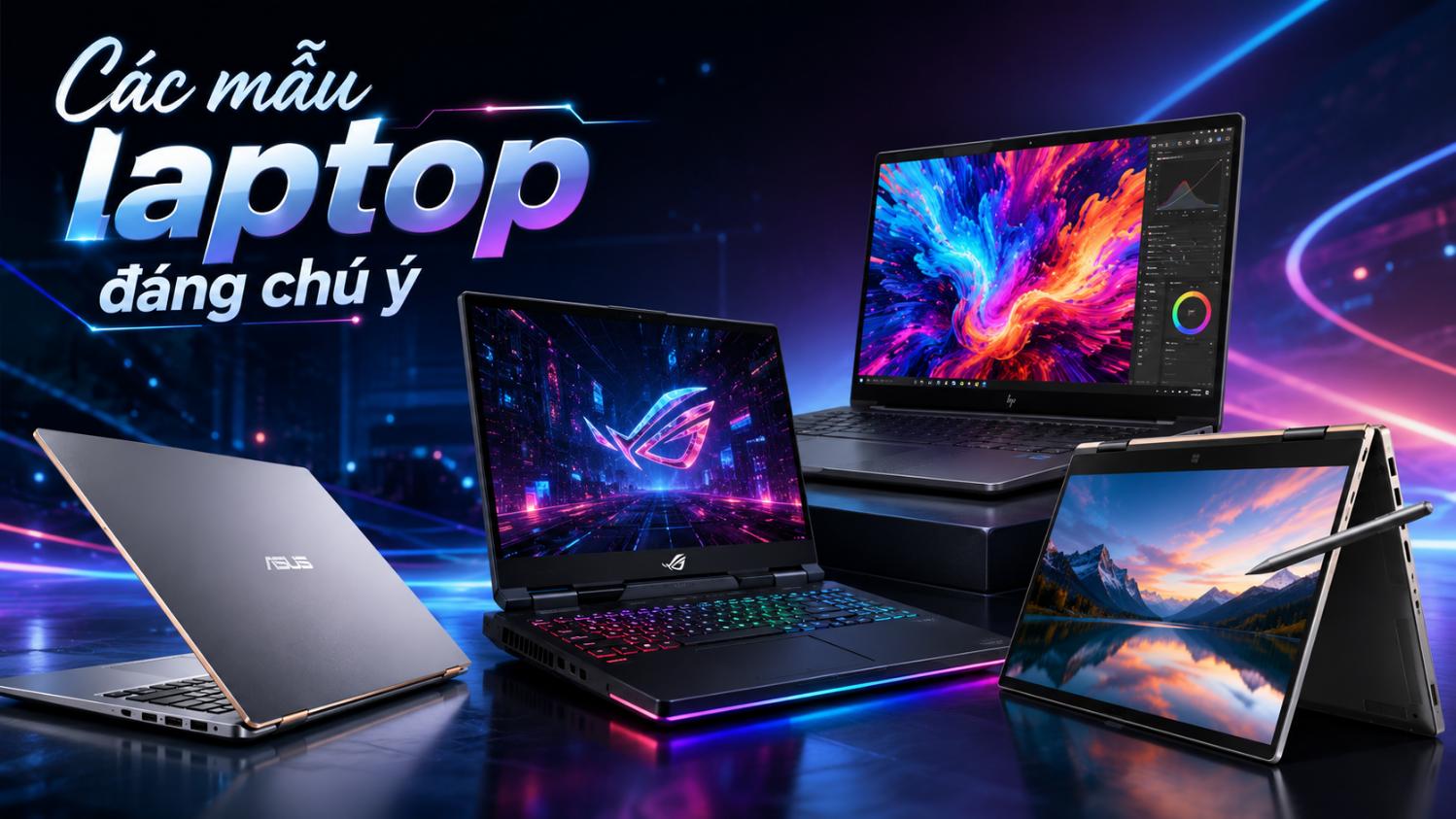 Các mẫu laptop đáng chú ý