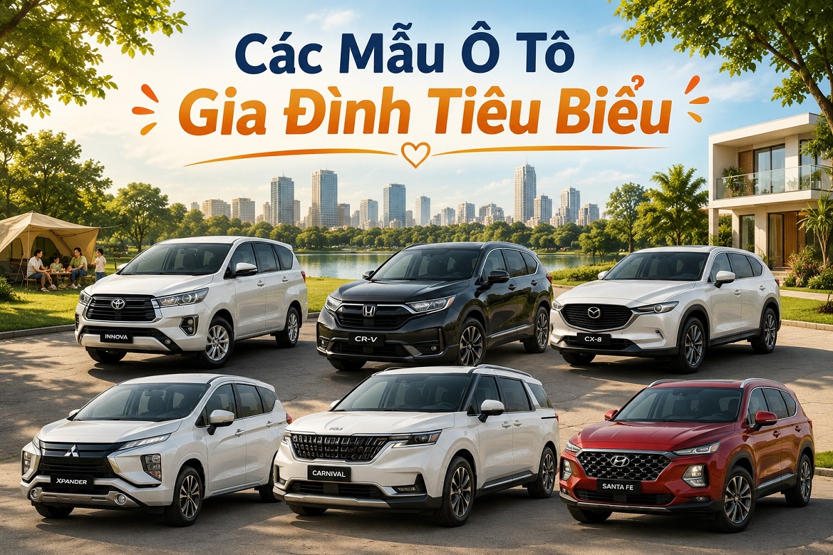 Các Mẫu Ô Tô Gia Đình Tiêu Biểu