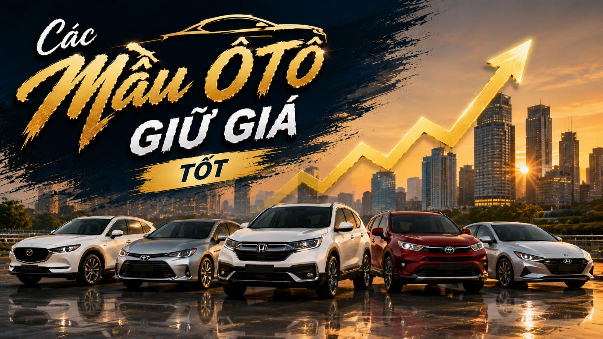 Các mẫu ô tô giữ giá tốt
