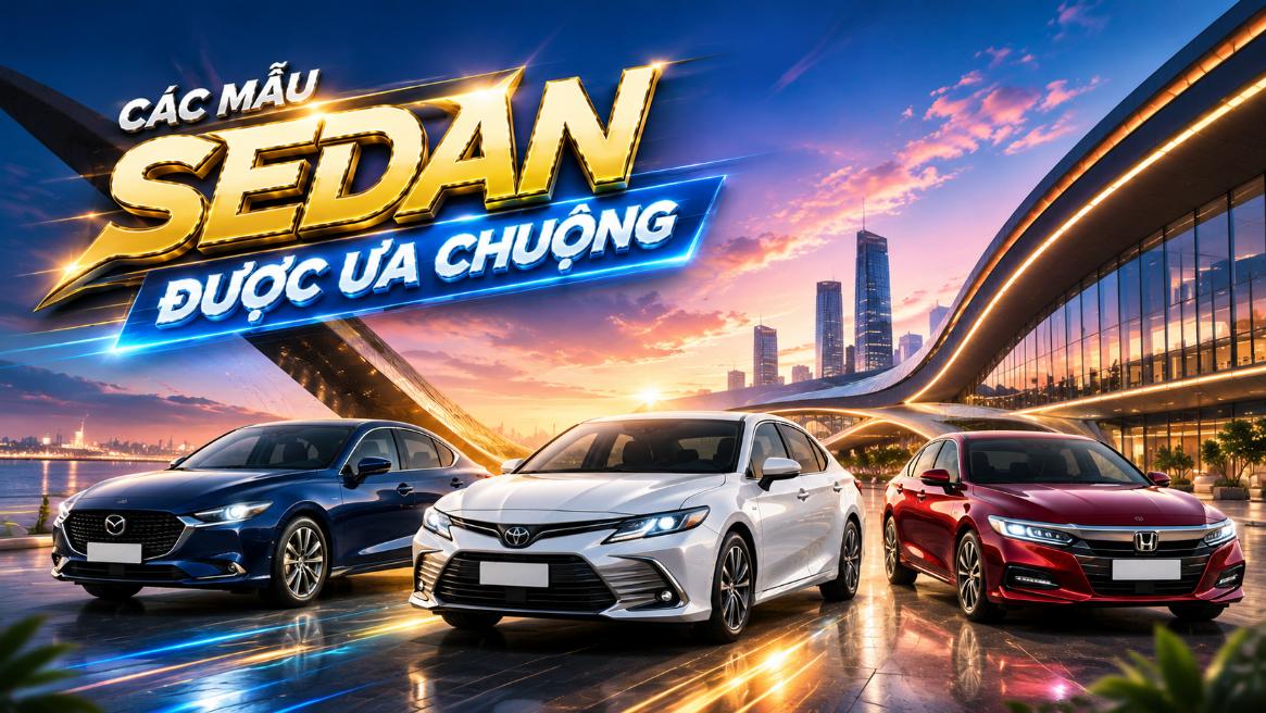 Các Mẫu Sedan Được Ưa Chuộng