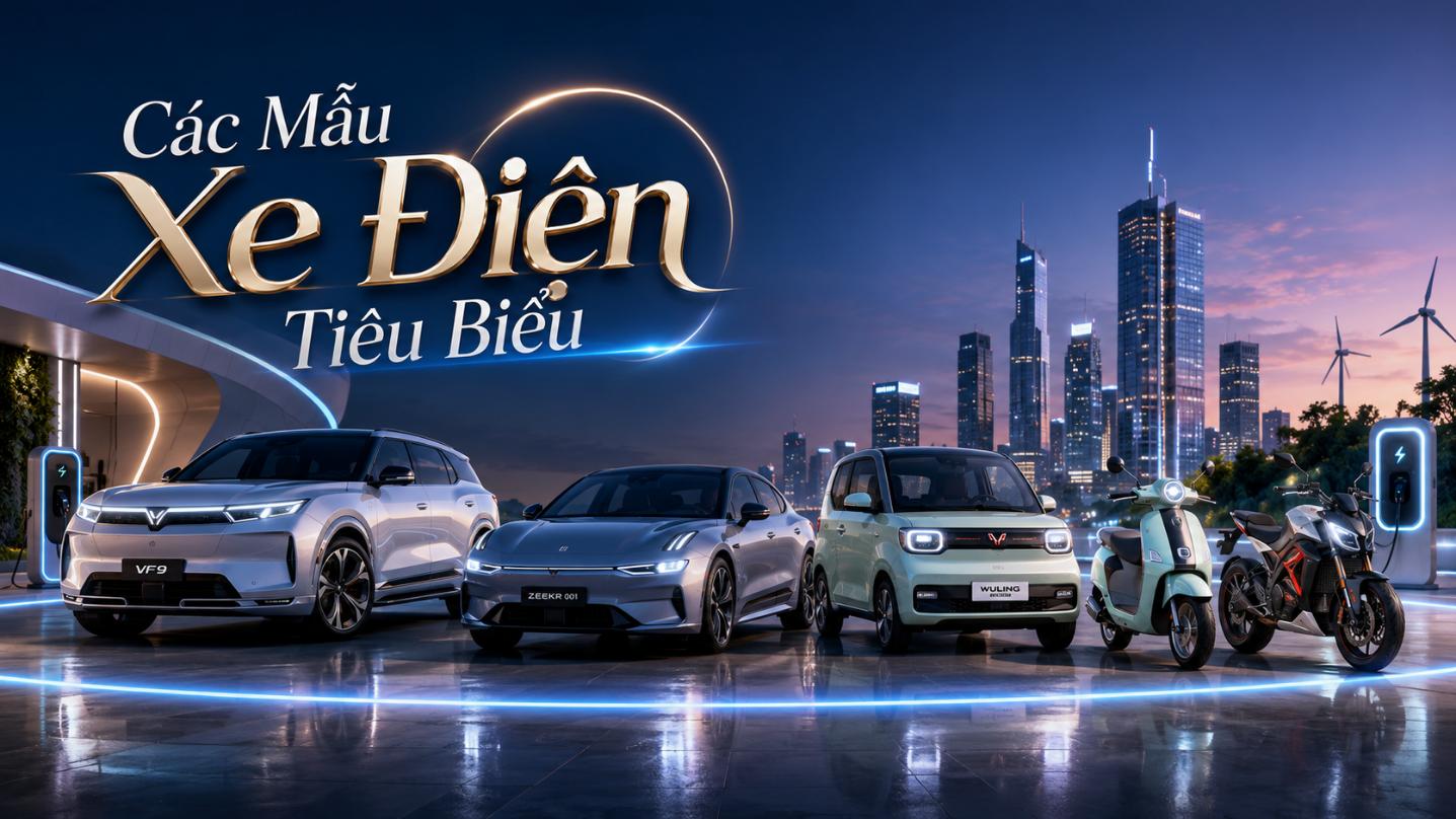 Các mẫu xe điện tiêu biểu