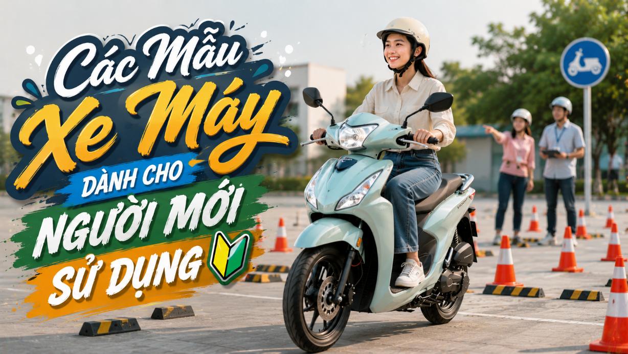 Các Mẫu Xe Máy Dành Cho Người Mới Sử Dụng