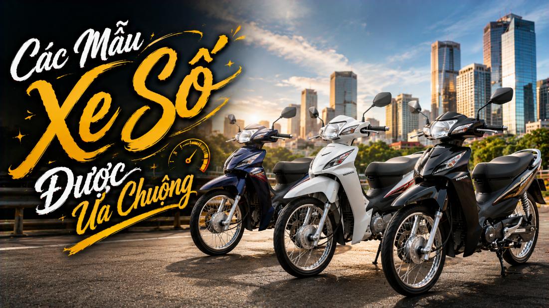 Các Mẫu Xe Số Được Ưa Chuộng