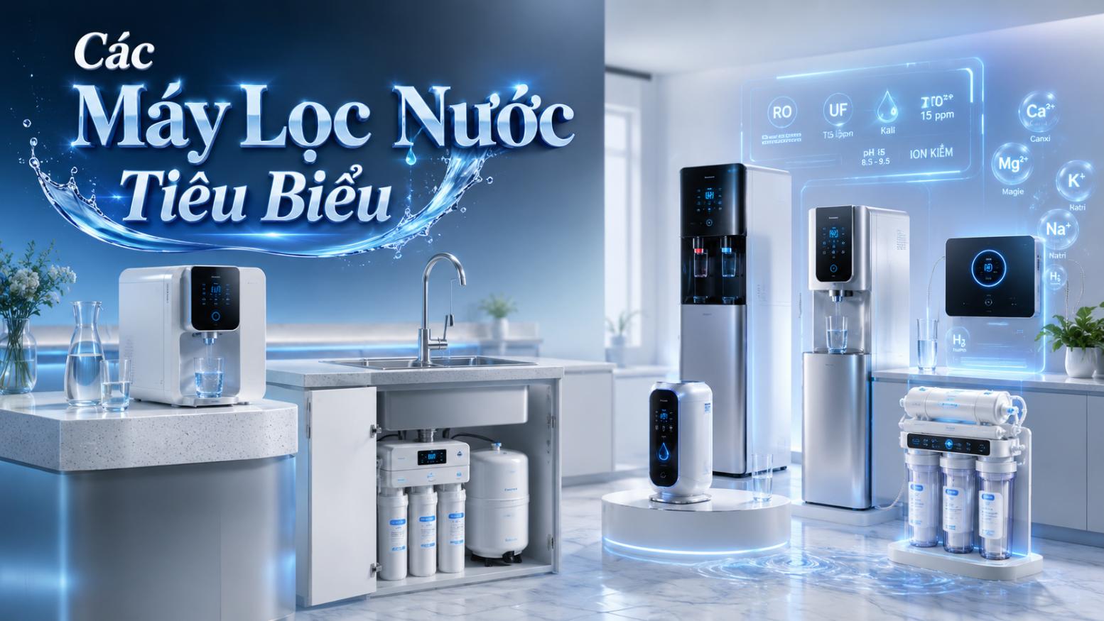 Các máy lọc nước tiêu biểu