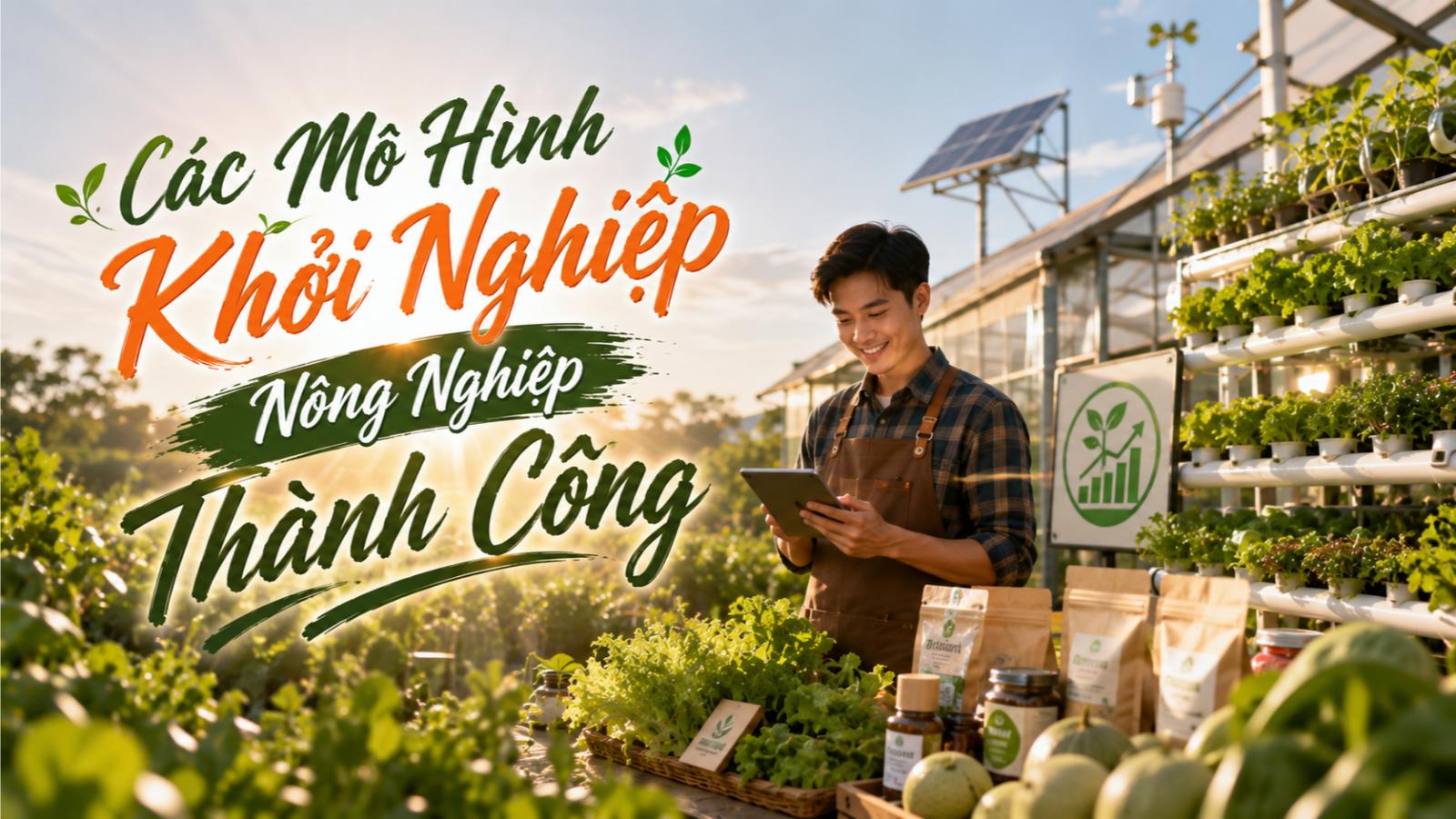 Các mô hình khởi nghiệp nông nghiệp thành công