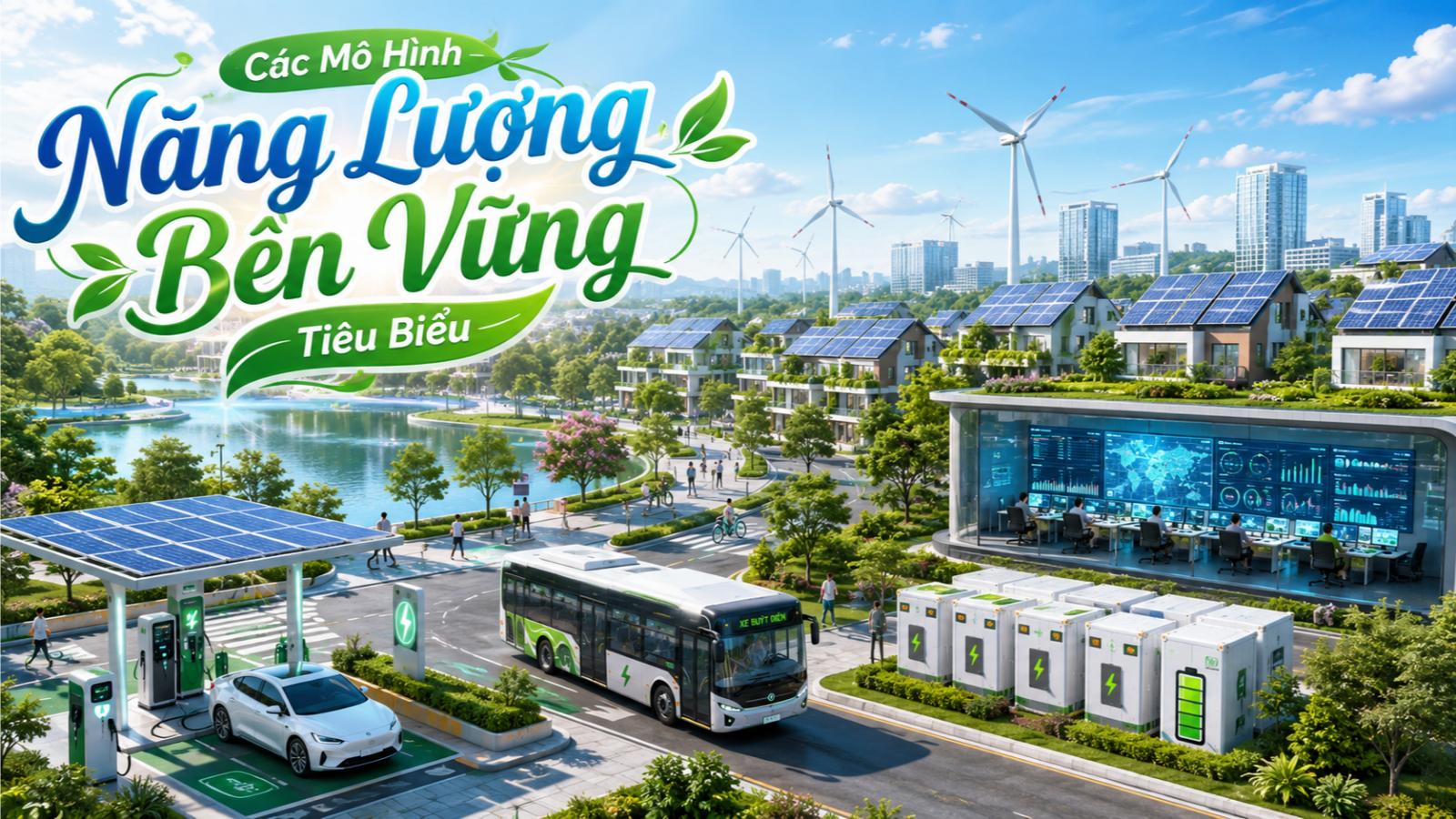 Các mô hình năng lượng bền vững tiêu biểu