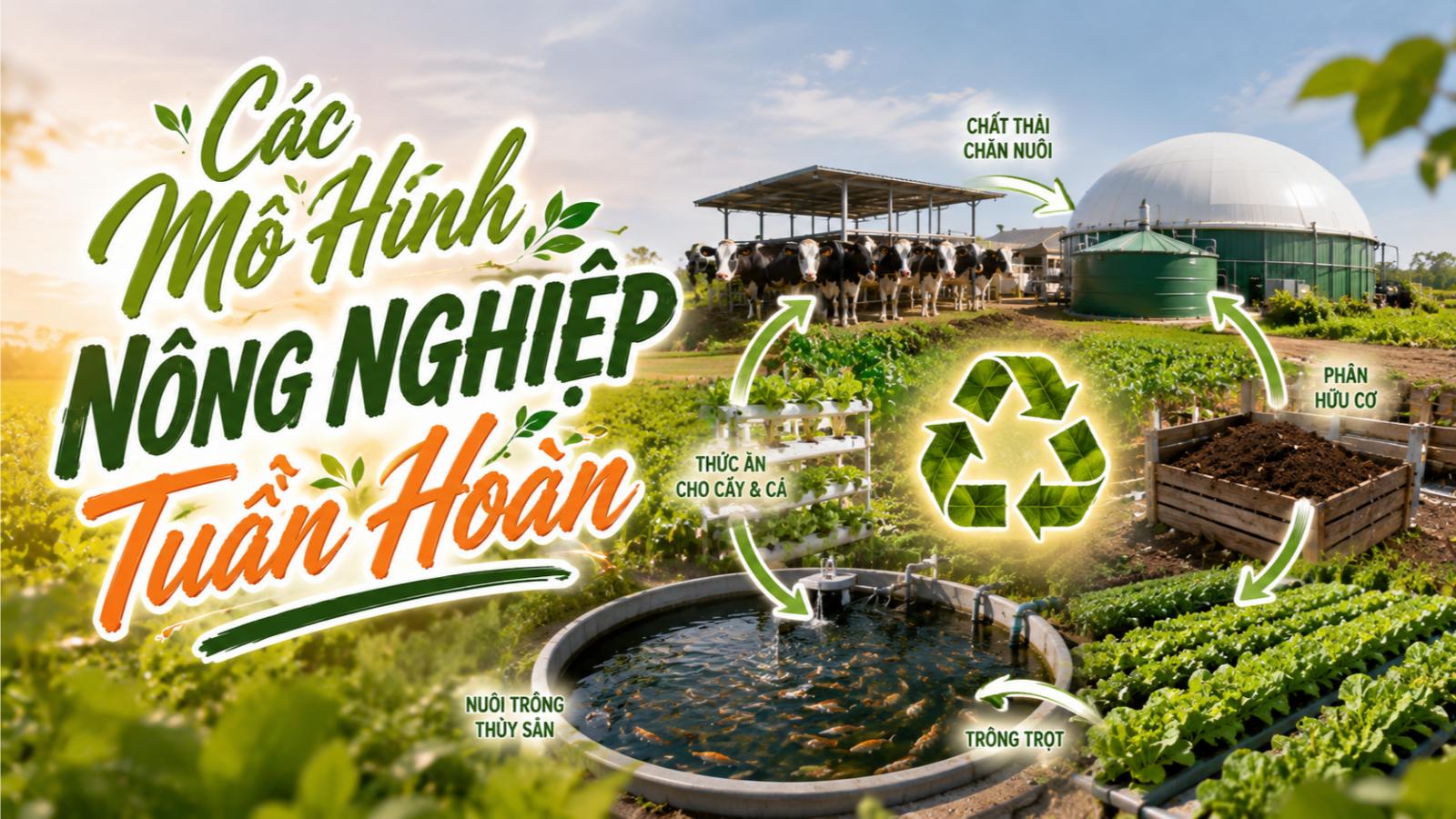 Các mô hình nông nghiệp tuần hoàn đáng chú ý