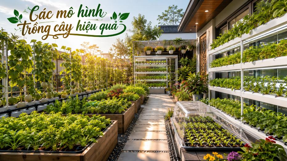 Các mô hình trồng cây hiệu quả