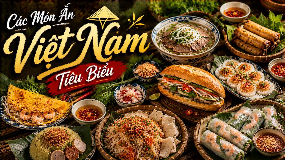 Các Món Ăn Việt Nam Tiêu Biểu