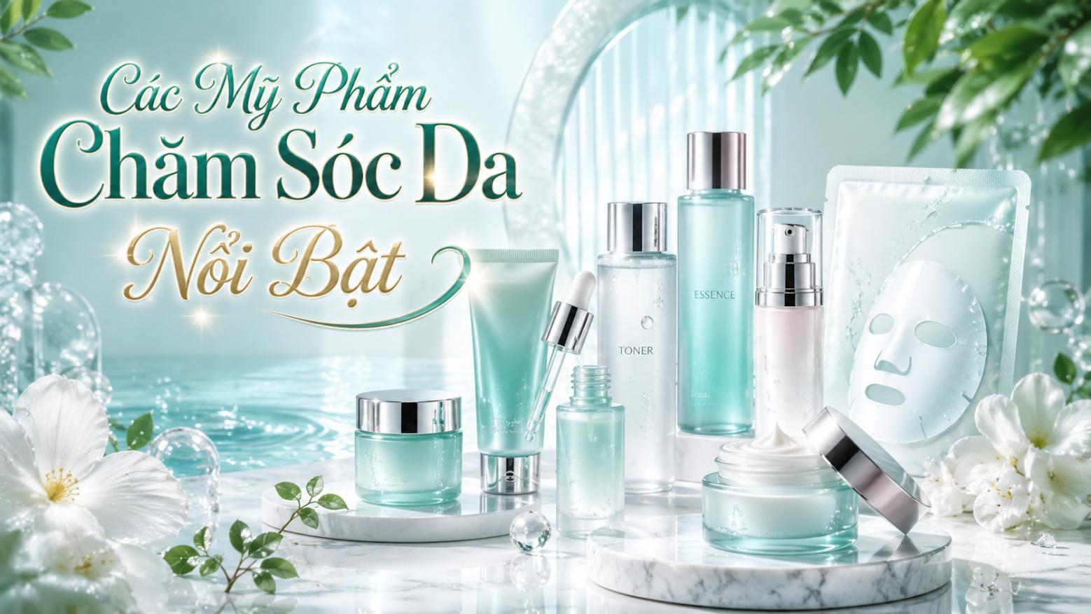 Các mỹ phẩm chăm sóc da nổi bật