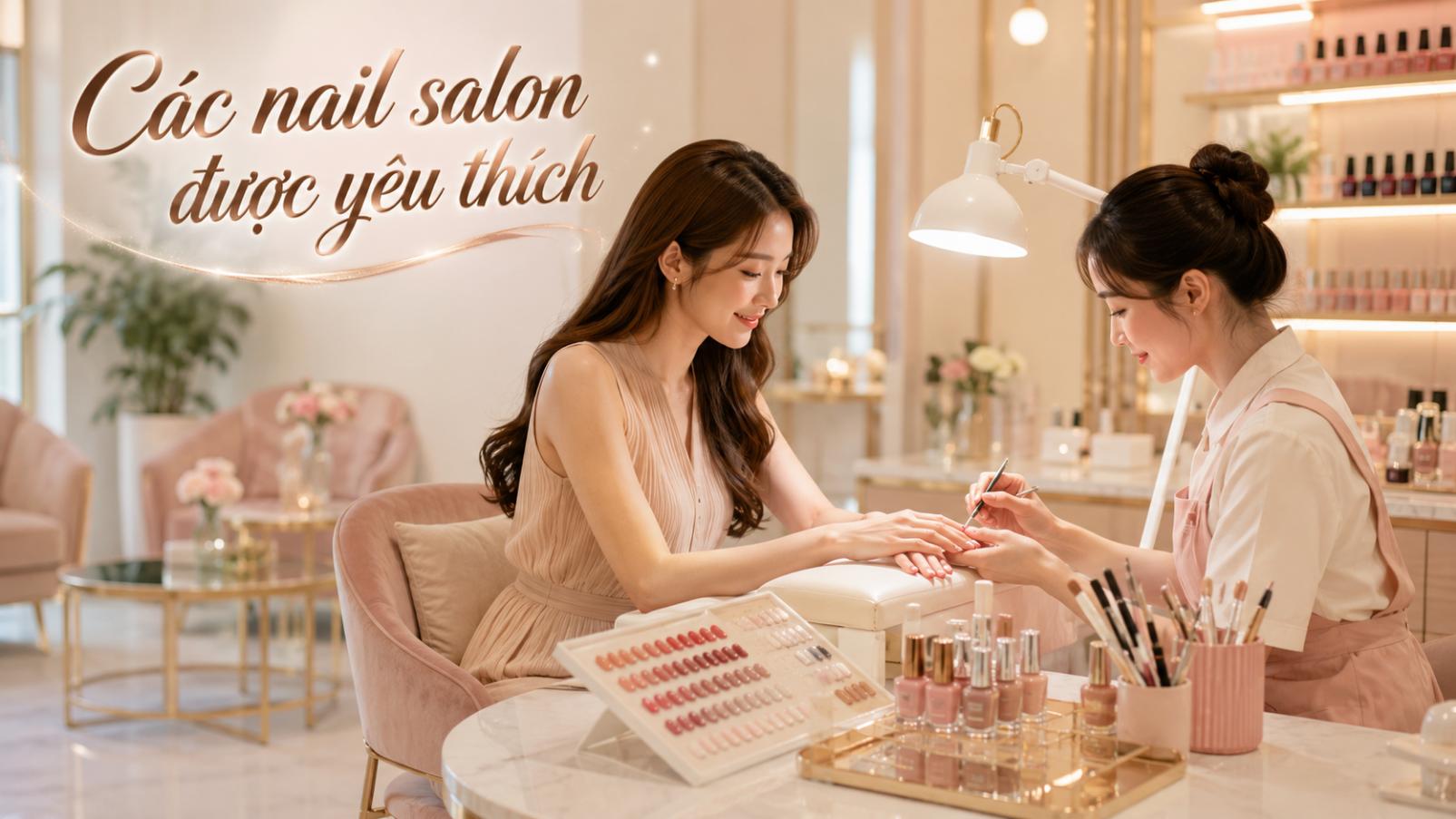Các nail salon được yêu thích