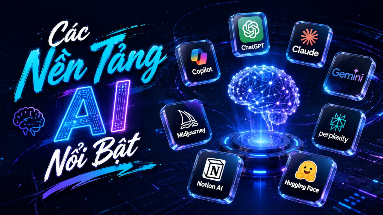 Các nền tảng AI nổi bật