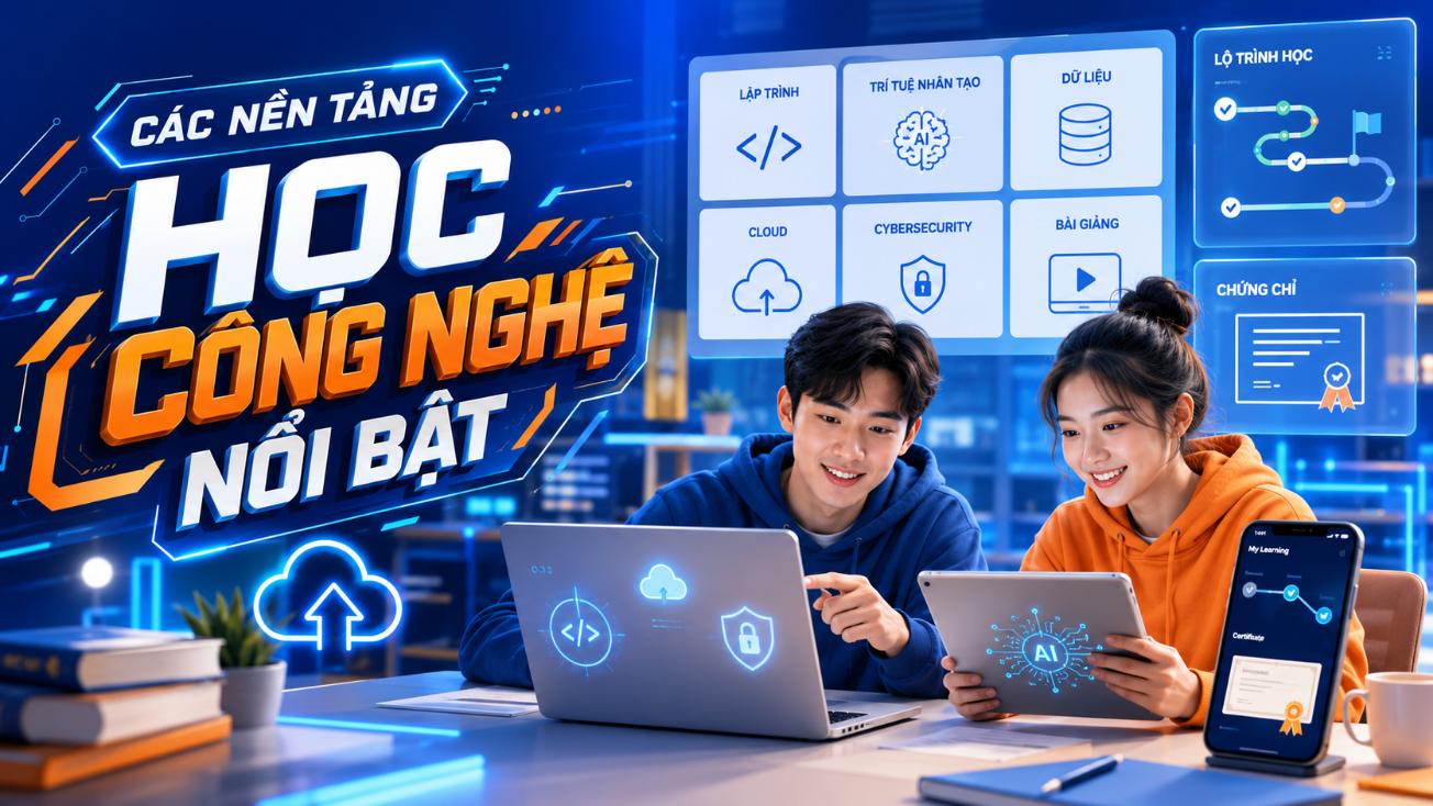 Các nền tảng học công nghệ nổi bật