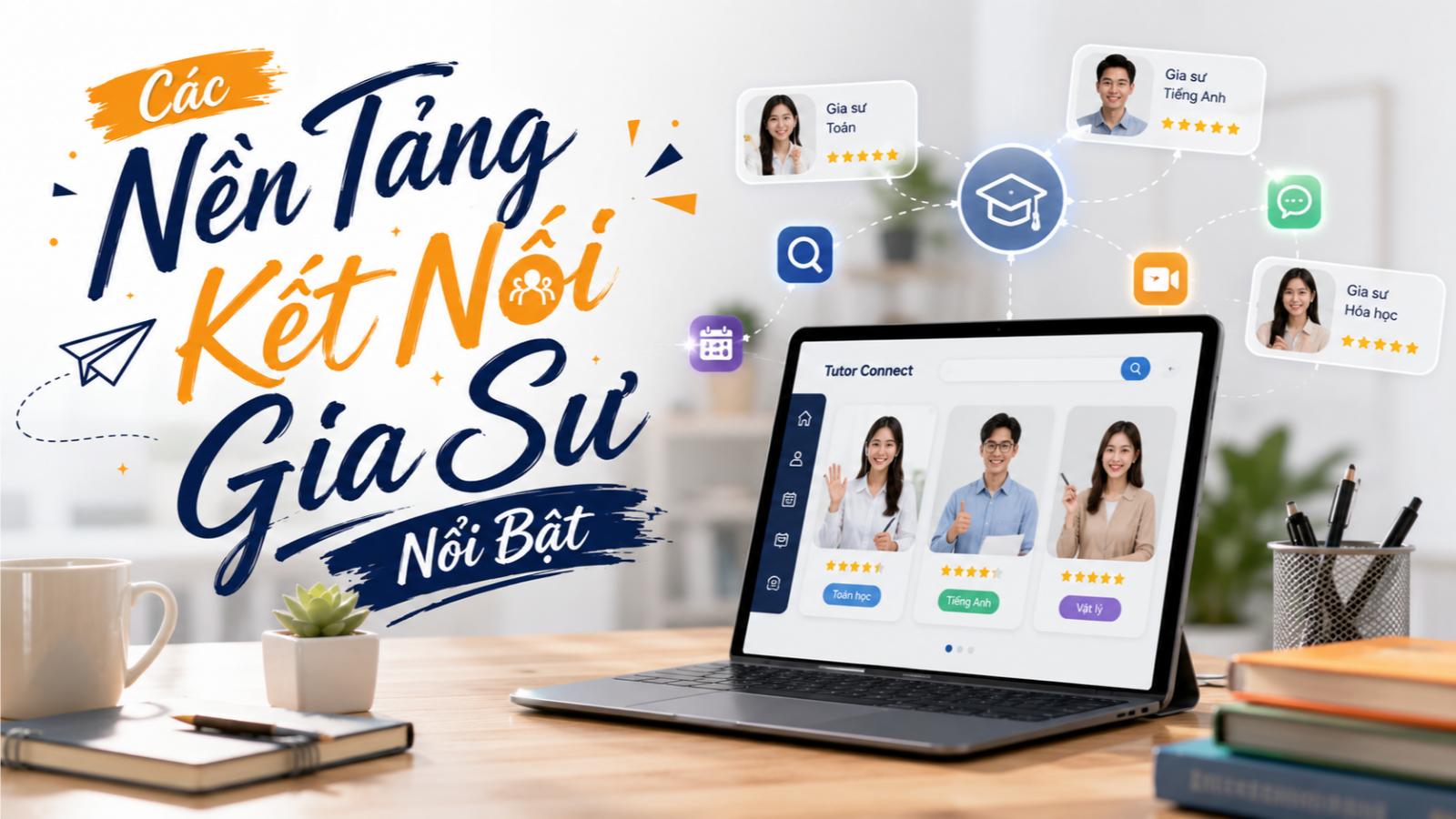 Các nền tảng kết nối gia sư nổi bật