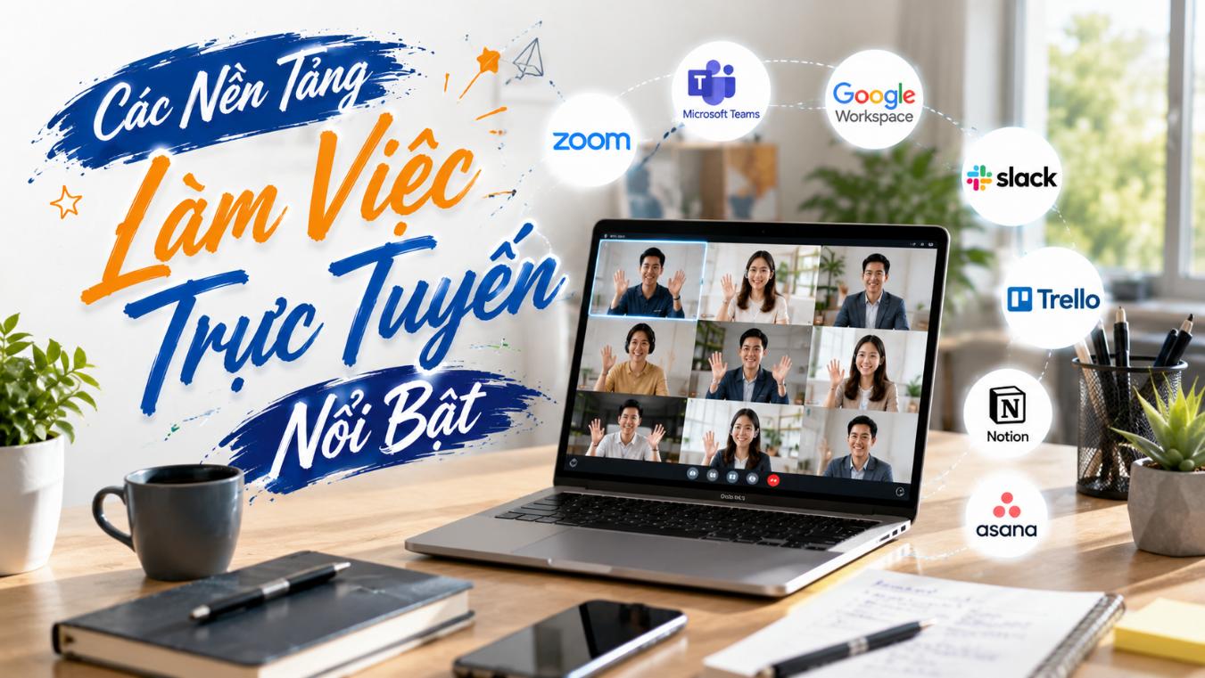 Các nền tảng làm việc trực tuyến nổi bật