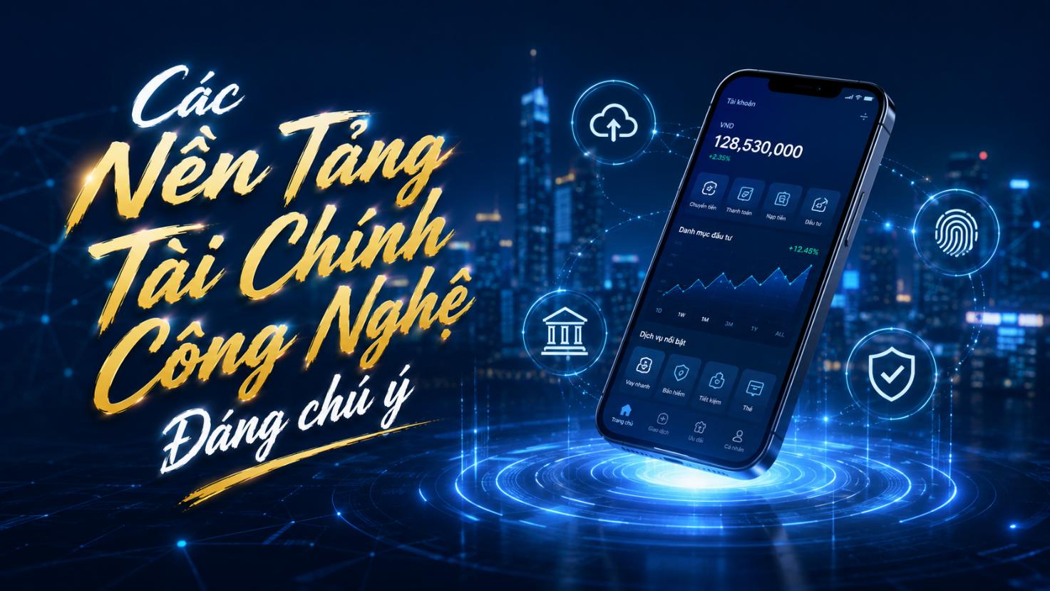Các nền tảng tài chính công nghệ đáng chú ý